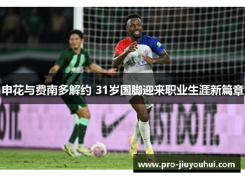 申花与费南多解约 31岁国脚迎来职业生涯新篇章